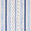 Schumacher Mirza Ikat Stripe Blue On Natural Fabric Sample 82110