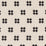 Schumacher Thandie Embroidery Carbon On Natural Fabric 82120