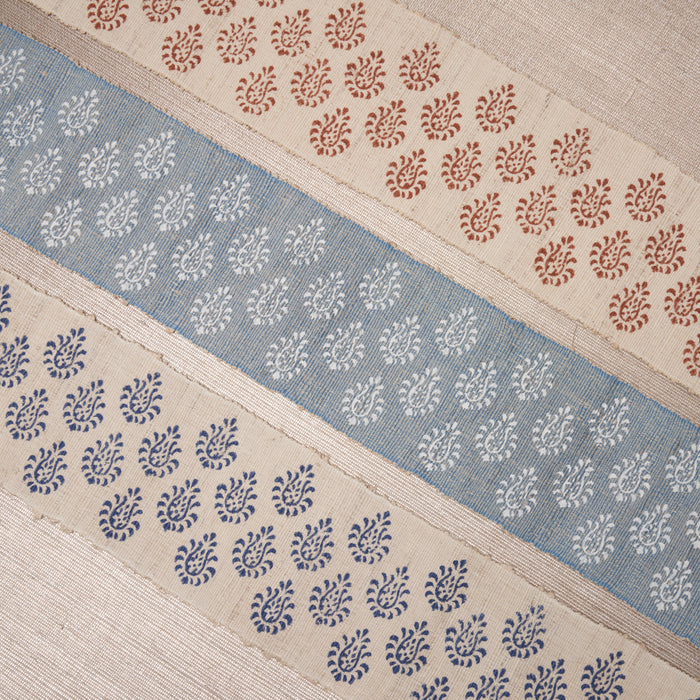 Schumacher Leila Hand Block Matka Tape Sienna Trim Sample 82131