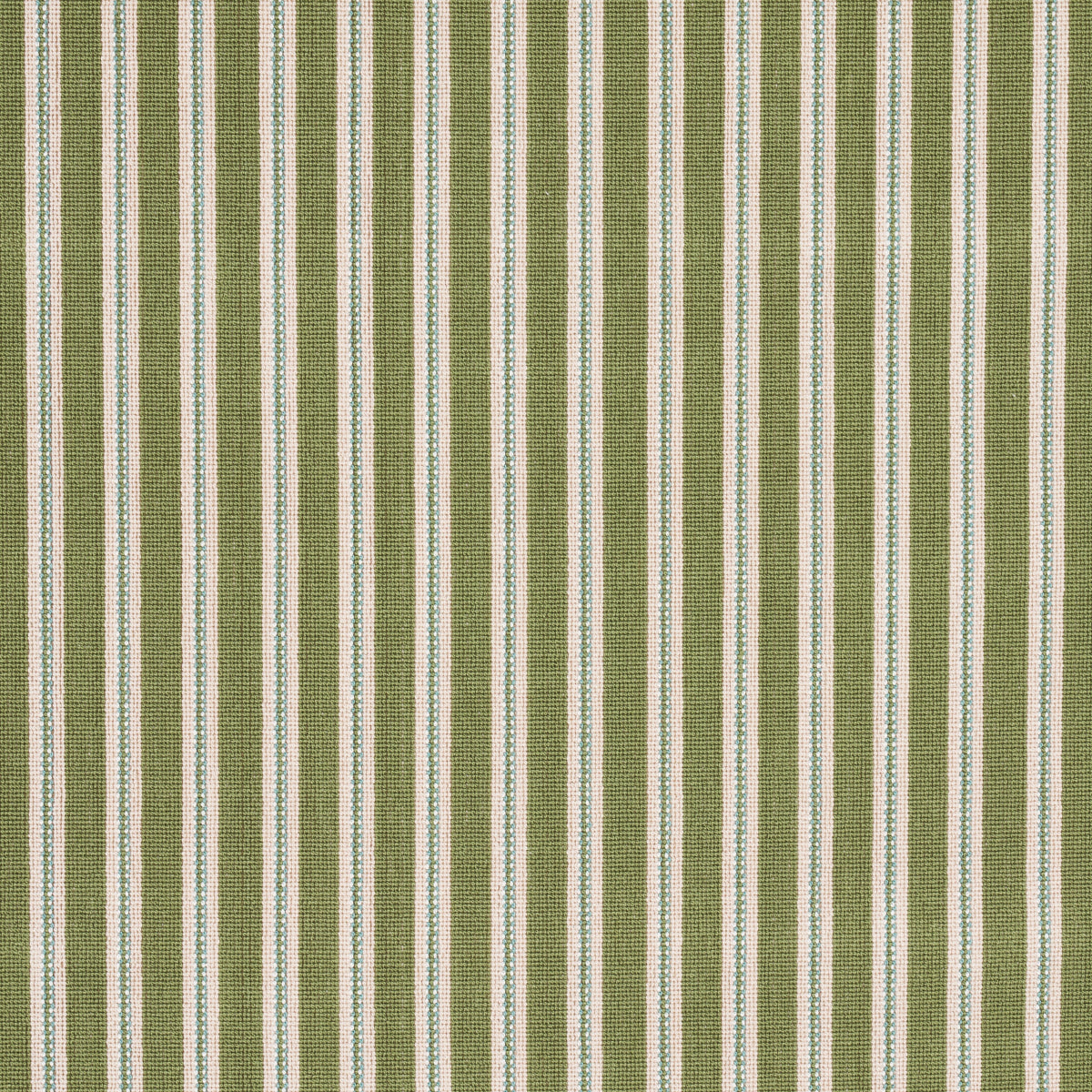 Schumacher Benson Stripe Epingle Green Fabric 82181