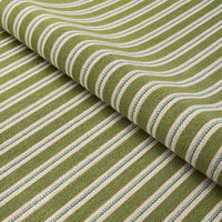 Schumacher Benson Stripe Epingle Green Fabric 82181