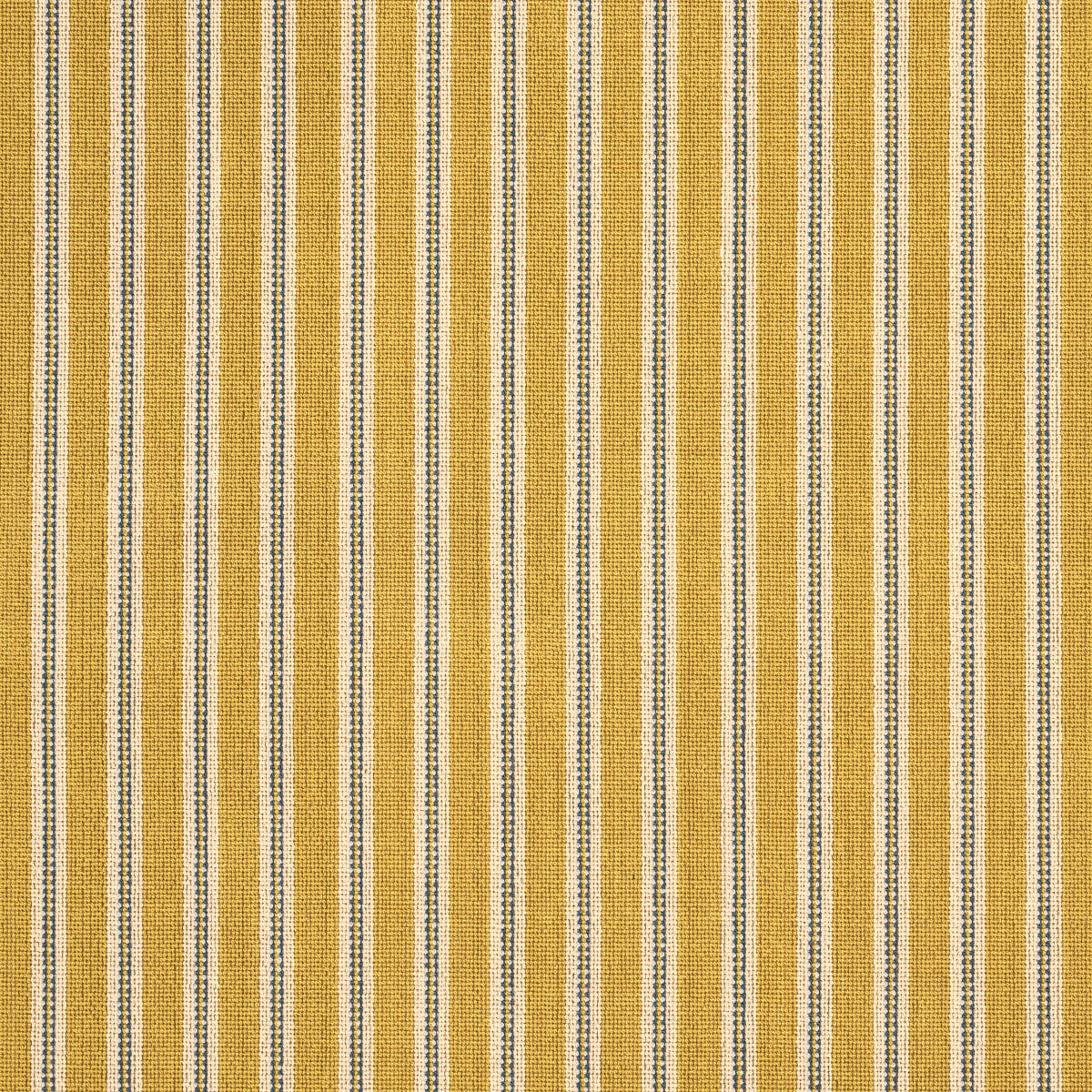 Schumacher Benson Stripe Epingle Saffron Fabric 82182