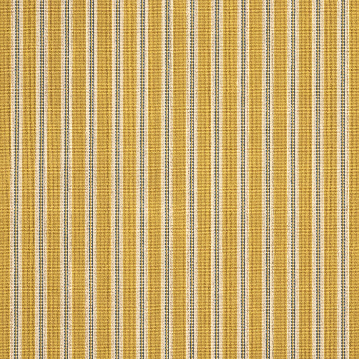 Schumacher Benson Stripe Epingle Saffron Fabric 82182