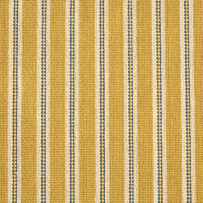 Schumacher Benson Stripe Epingle Saffron Fabric 82182