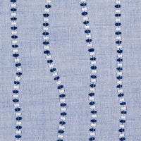 Schumacher Elodie Embroidery Chambray Fabric 82231
