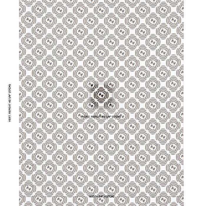 Schumacher Le Moderne Cut Velvet Neutral Fabric 82261