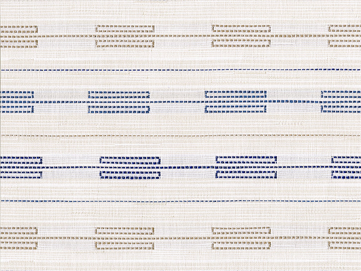 Perennials Hedge Hunt Blue Heaven Fabric Sample 823-15