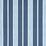 Schumacher Hampton Stripe Indoor/Outdoor Indigo Fabric 82300