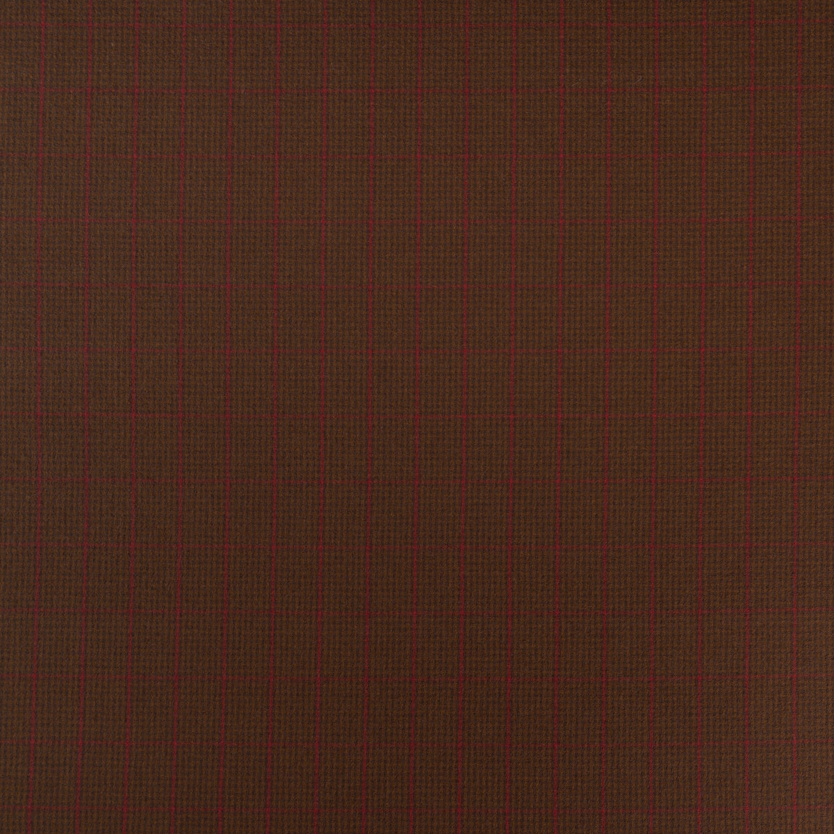 Schumacher Aldridge Wool Houndstooth Mocha Fabric Sample 82334