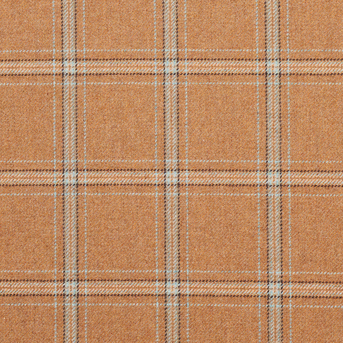 Schumacher Blackburn Merino Plaid Camel Fabric 82341