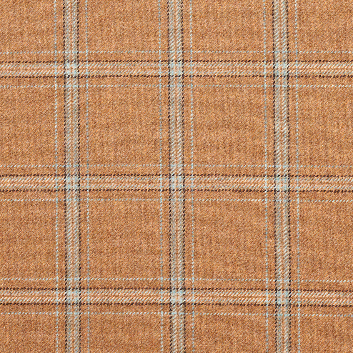 Schumacher Blackburn Merino Plaid Camel Fabric Sample 82341