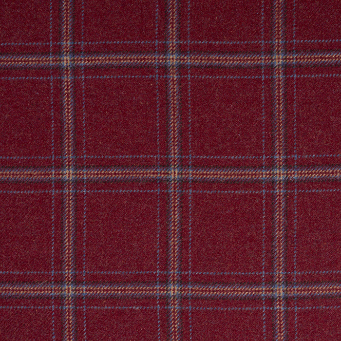 Schumacher Blackburn Merino Plaid Redwood Fabric Schumacher 82344