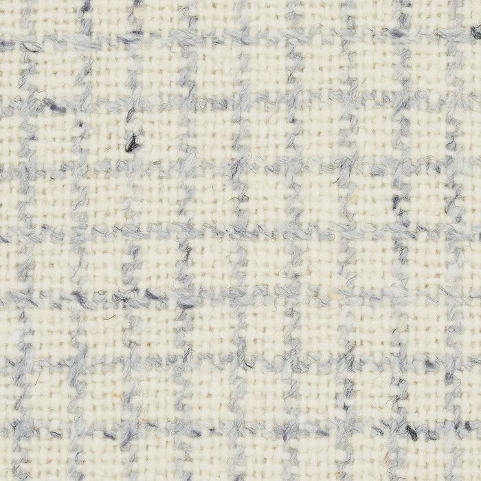 Schumacher Hudson Wool Check Ivory Fabric 82350