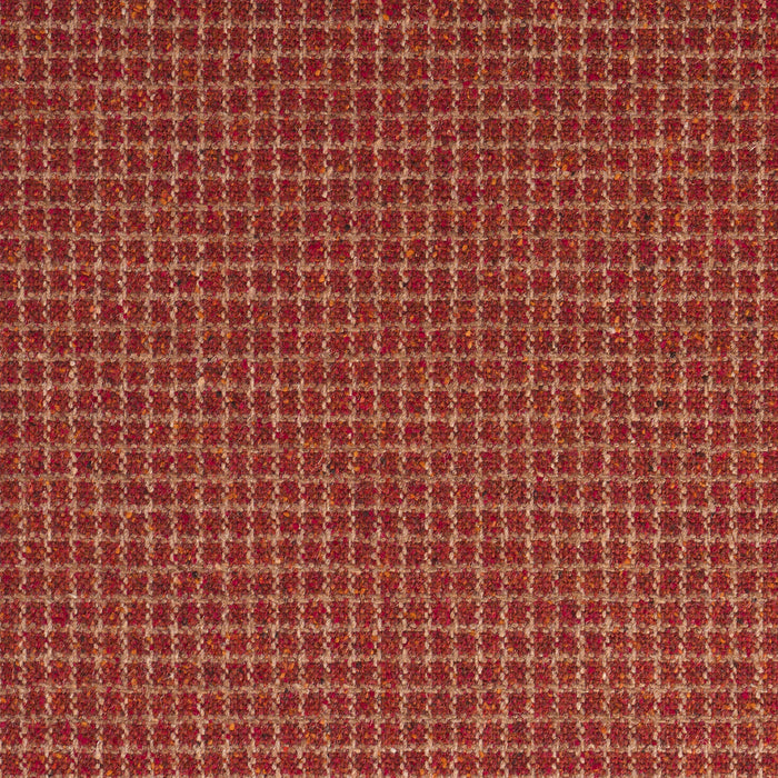 Schumacher Hudson Wool Check Rust Fabric Schumacher 82354