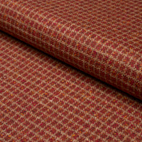 Schumacher Hudson Wool Check Rust Fabric 82354