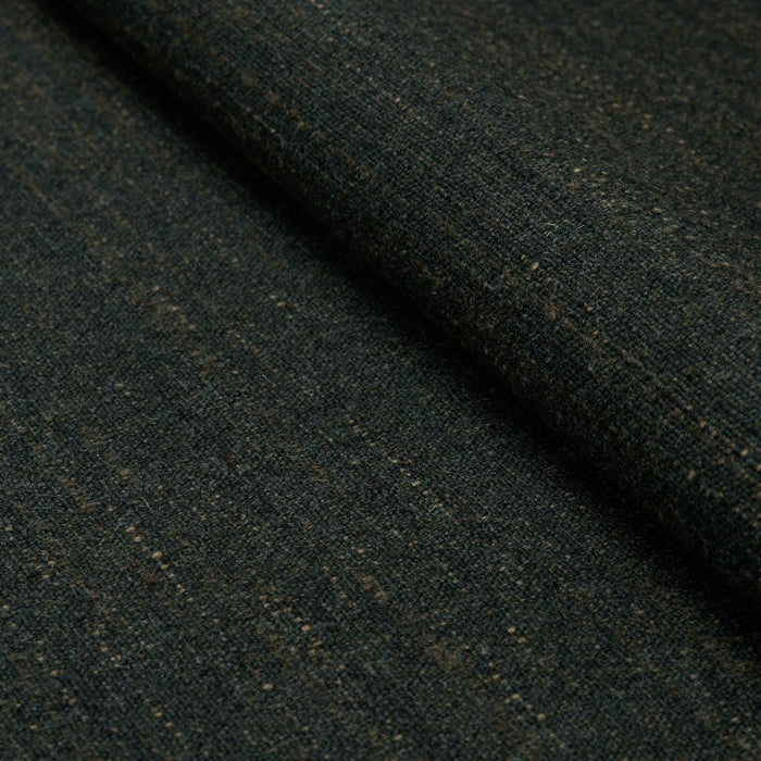 Schumacher Atlas Wool Texture Charcoal Fabric Sample 82362