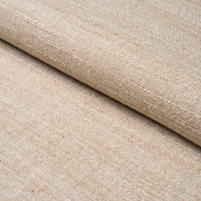 Schumacher Atlas Wool Texture Oat Fabric Sample 82365