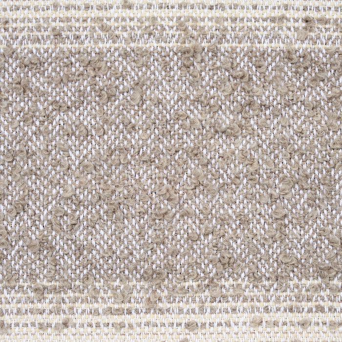 Schumacher Jessen Alpaca Stripe Fog Fabric Sample 82380