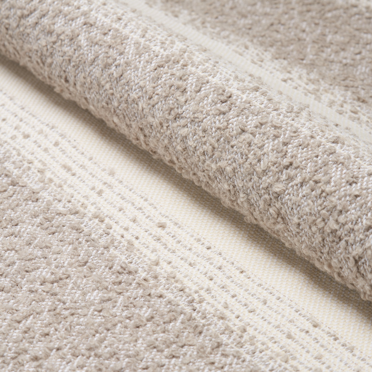 Schumacher Jessen Alpaca Stripe Fog Fabric 82380
