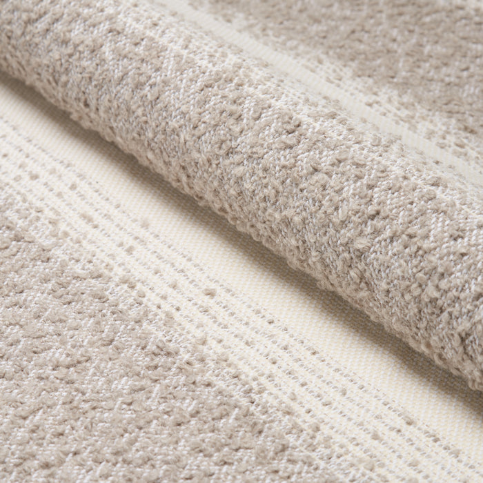 Schumacher Jessen Alpaca Stripe Fog Fabric 82380