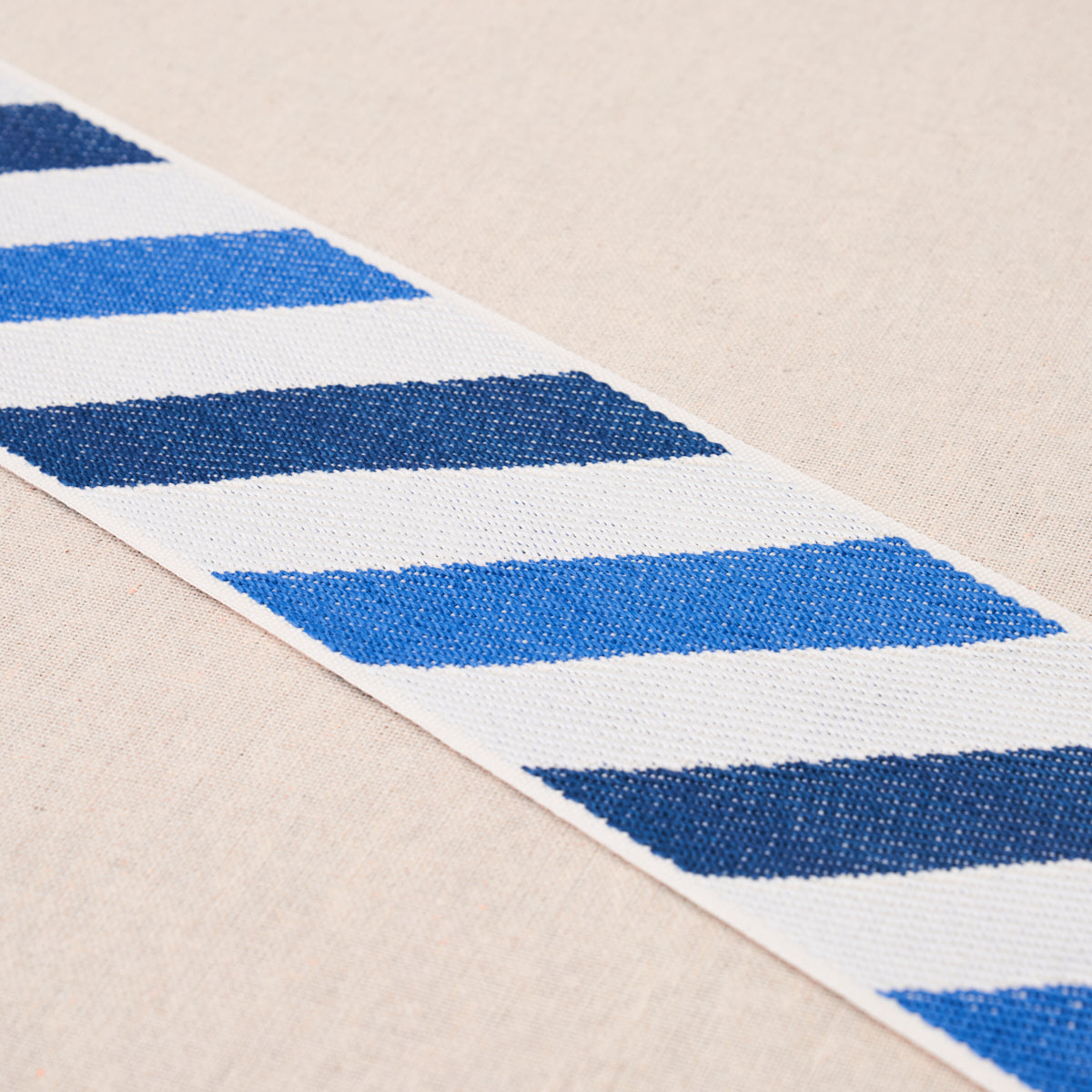 Schumacher Airmail II Indoor/Outdoor Tape Blue And Blue Trim 82431