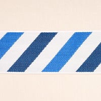 Schumacher Airmail II Indoor/Outdoor Tape Blue And Blue Trim 82431