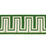 Schumacher Zeus Indoor/Outdoor Tape Green Trim 82441
