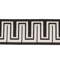 Schumacher Zeus Indoor/Outdoor Tape Black Trim 82442