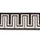 Schumacher Zeus Indoor/Outdoor Tape Black Trim 82442