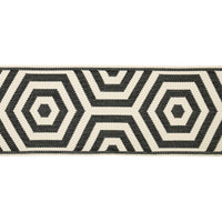 Schumacher Bees Knees Indoor/Outdoor Tape Black Trim 82452