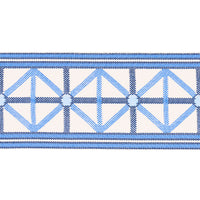Schumacher Napoleon Indoor/Outdoor Tape Ocean Trim 82460
