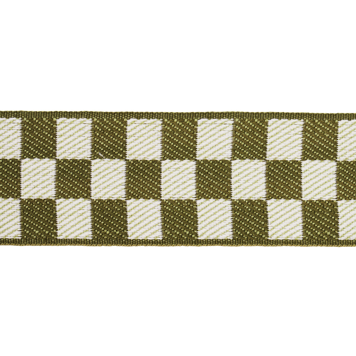 Schumacher Zee Tape Olive Trim Sample 82482
