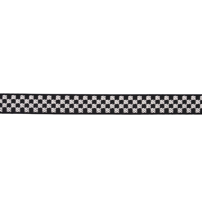 Schumacher Zee Tape Narrow Black & Ivory Trim 82490