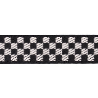 Schumacher Zee Tape Narrow Black & Ivory Trim 82490