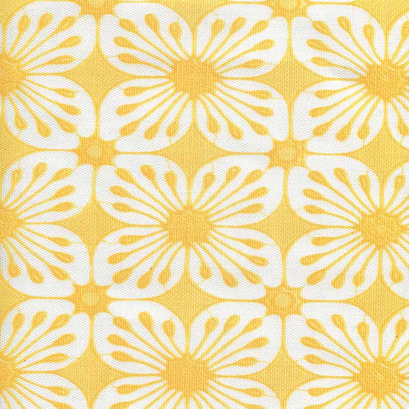 China Seas Barbados Batik Yellow Fabric Sample 8250-06