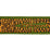 Schumacher Le Tigre Embroidered Trim Green Trim 82511