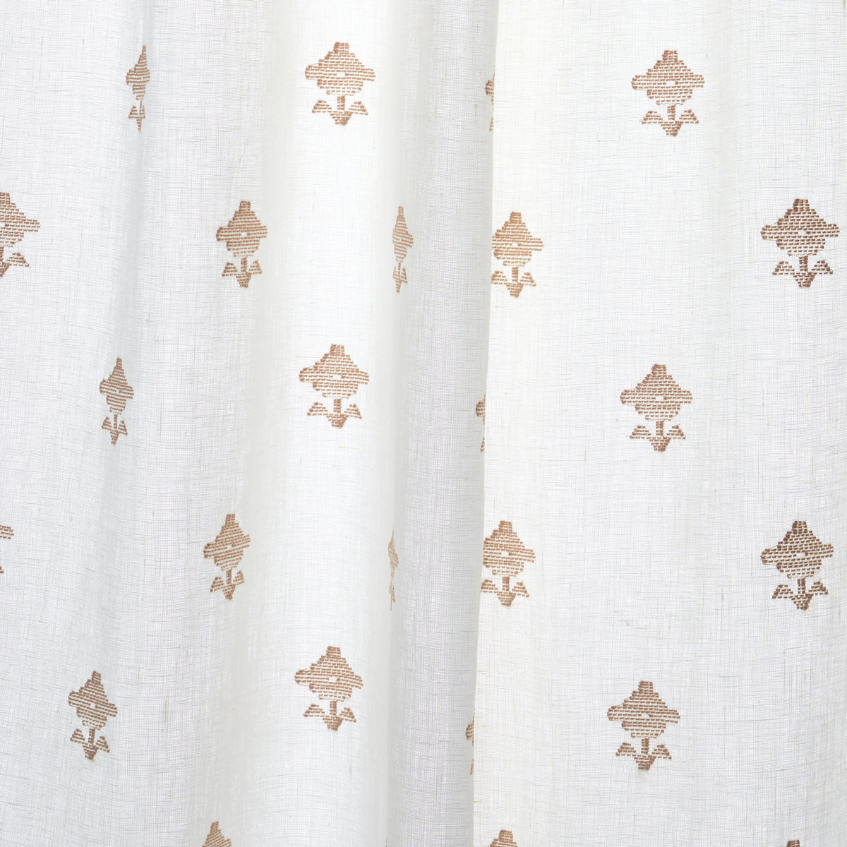 Schumacher Rubia Sheer Ivory 82550 Fabric | 40% Off (Samples)