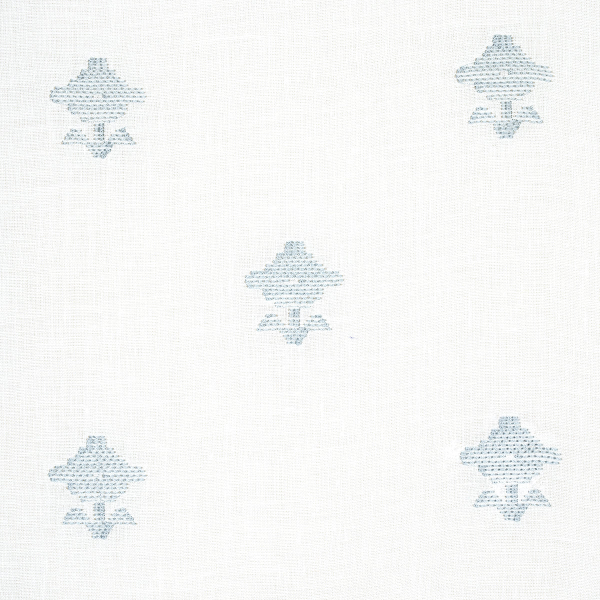 Schumacher Rubia Sheer Sky Fabric Sample 82551