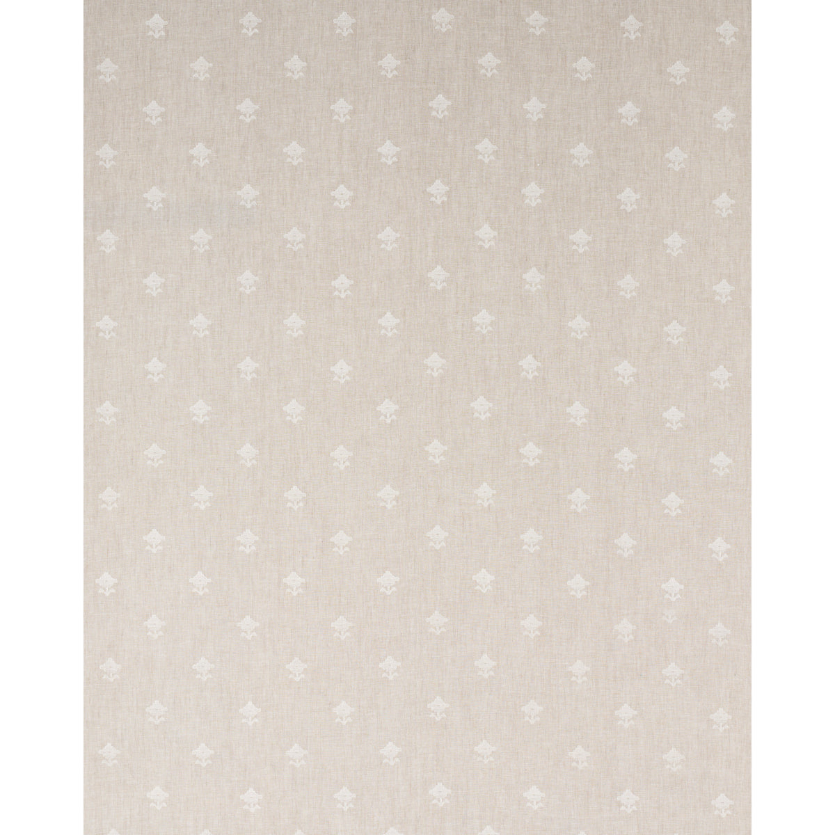 Schumacher Rubia Sheer Natural Fabric Sample 82552