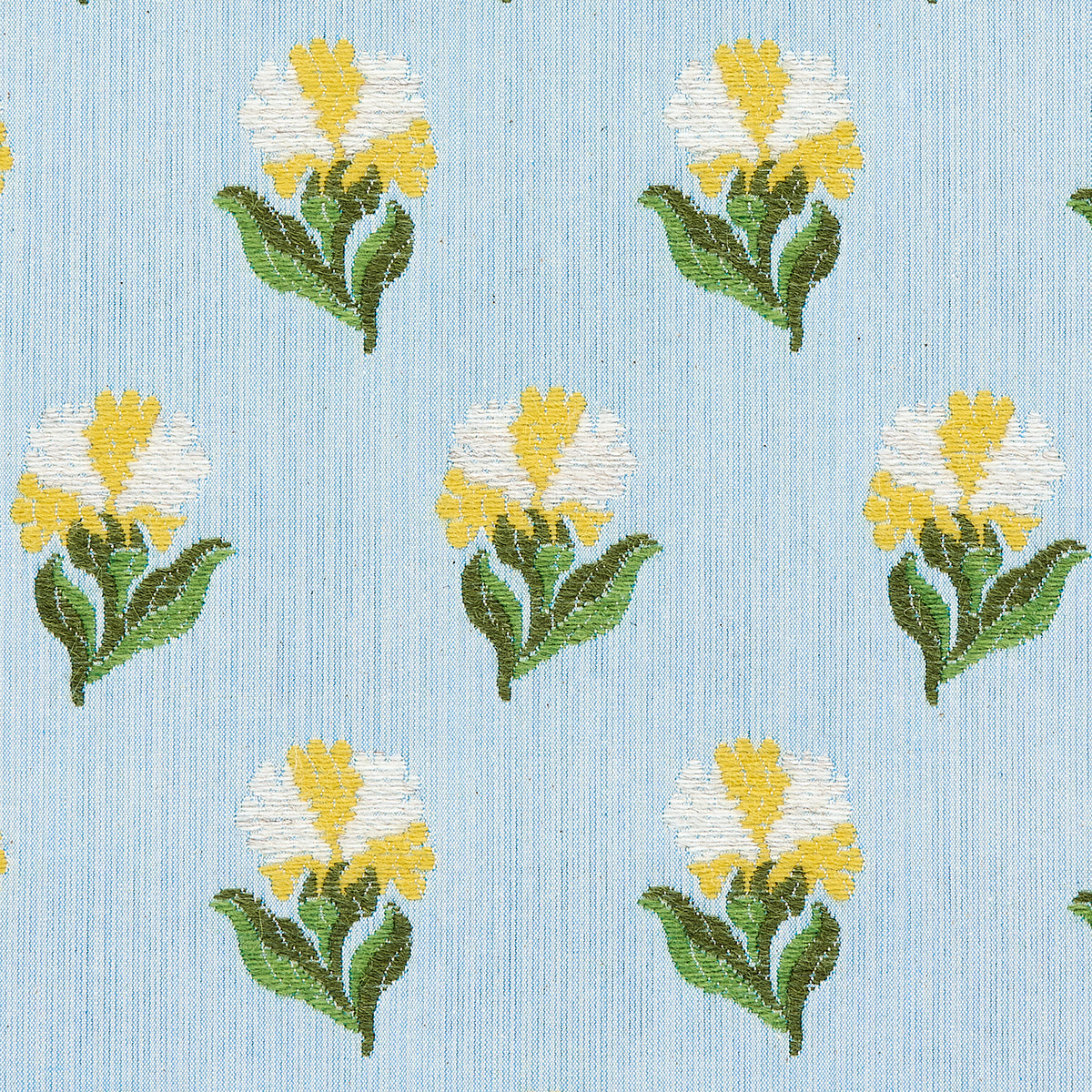 Schumacher Rosina Floral Marigold Fabric Sample 82632