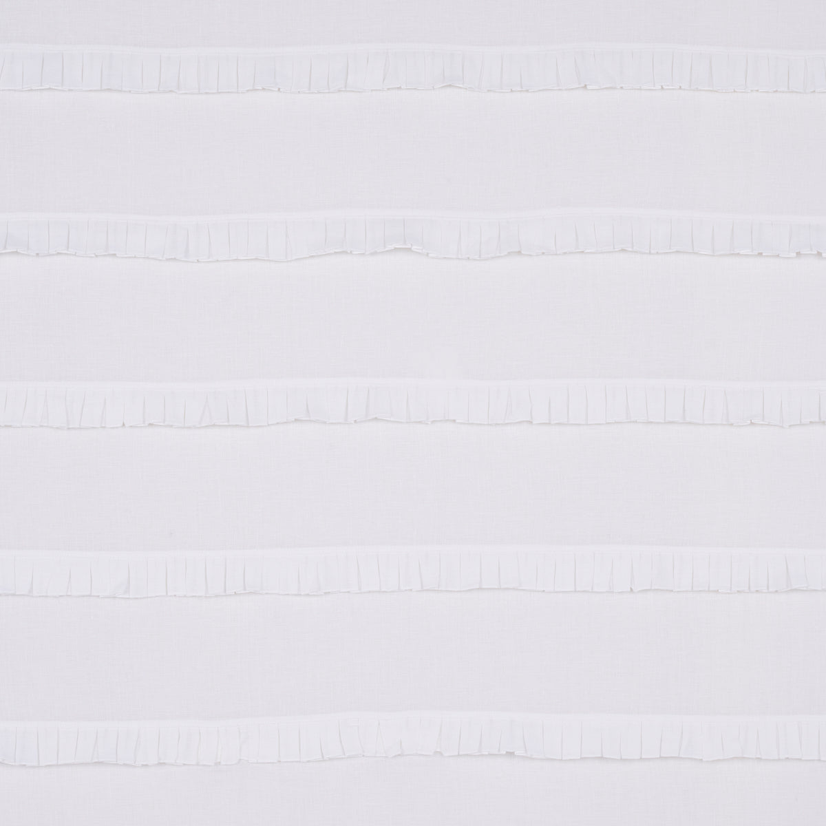 Schumacher Dorothy Pleated Linen Ivory Fabric 82651