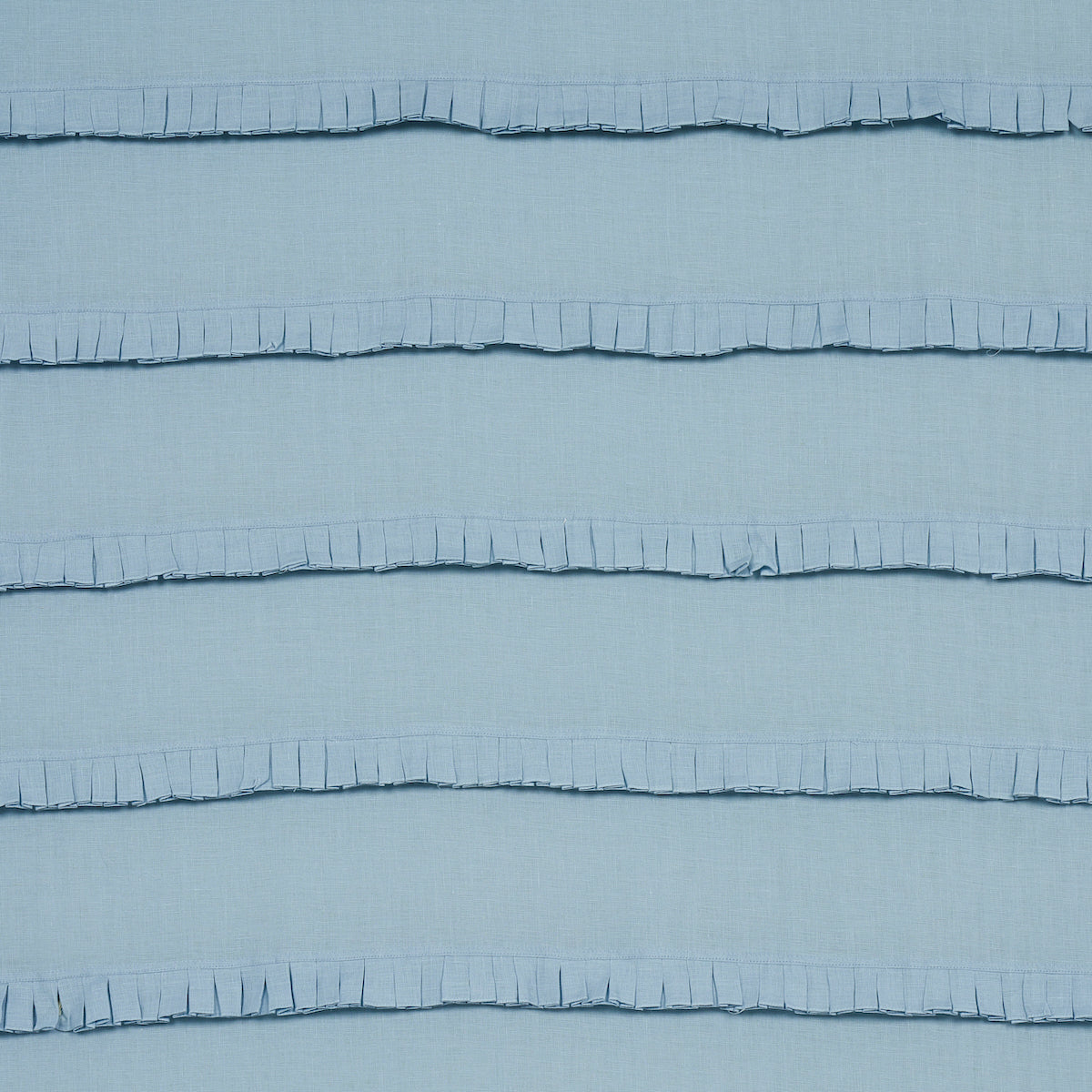 Schumacher Dorothy Pleated Linen Chambray Fabric Sample 82652