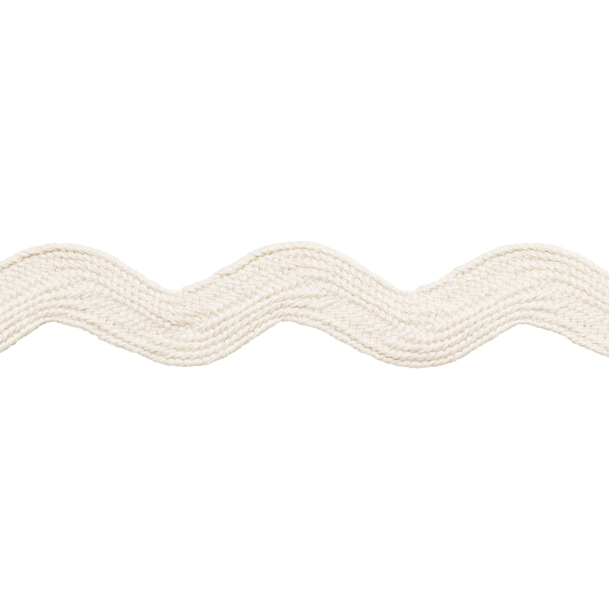 Schumacher Ric Rac Tape Large Ivory Trim Sample 82725