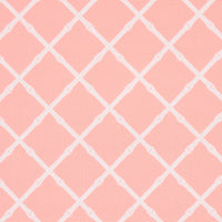 Schumacher Bamboo Trellis Indoor/Outdoor Pink Fabric 82761