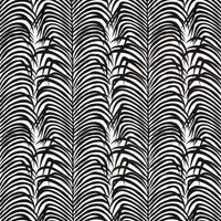 Schumacher Zebra Palm Indoor/Outdoor Black Fabric 82782