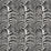 Schumacher Zebra Palm Indoor/Outdoor Black Fabric Sample 82782