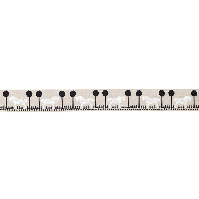 Schumacher Polka Dot Pony Tape Natural Trim 82810