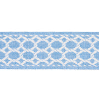 Schumacher Lattice Indoor/Outdoor Tape Chambray Trim 82821