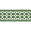 Schumacher Lattice Indoor/Outdoor Tape Green Trim 82822