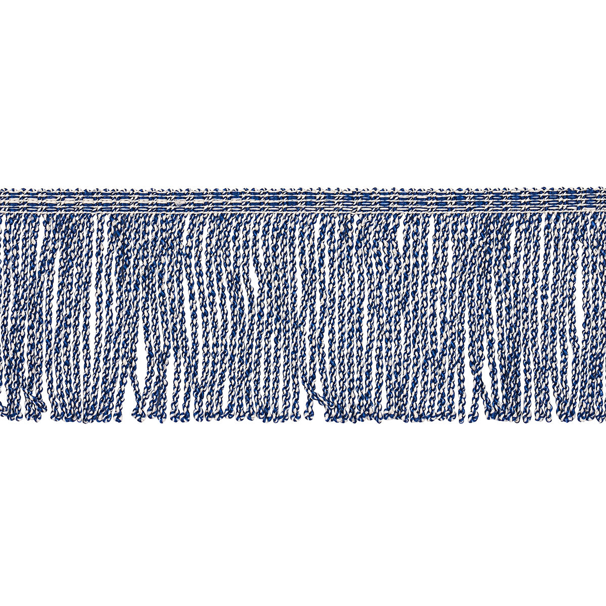Schumacher Outdoor Boullion Fringe Trim Navy Trim Sample 82830